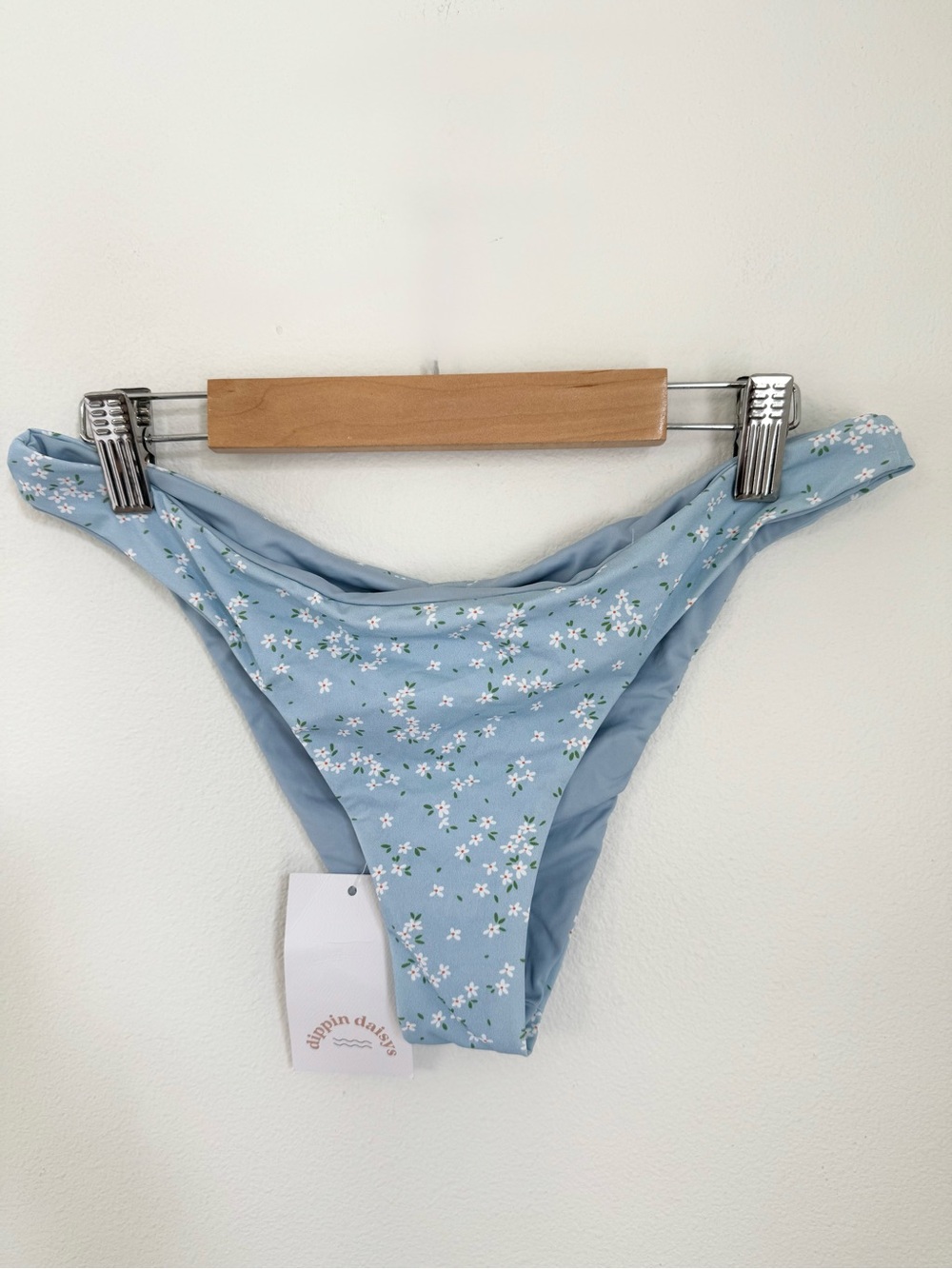 Dippin' Daisy's Light Blue Floral Bikini Set medium bottom